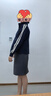 卡帕（Kappa）背靠背運動(dòng)衛衣外套女款2025新款復古立領(lǐng)短款針織純棉K0F62WK03D 曬單實(shí)拍圖