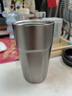 京東京造保溫杯 咖啡杯水男士女兒童學(xué)生伴手禮品 316不銹鋼 銀灰色480ml 曬單實(shí)拍圖