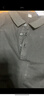 真維斯（JEANSWEST）POLO衫男短袖2025夏季純棉潮流休閑百搭上衣男淺灰XL 曬單實(shí)拍圖
