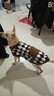 大狗狗寵物衣服冬季保暖中大型犬金毛邊牧拉布拉多杜賓可牽引毛衣 黑色棋盤(pán)格【舒適羊羔絨】 3XL【建議體重30-40斤】 曬單實(shí)拍圖