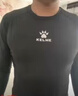 卡爾美（KELME）卡爾美新款足球兒童緊身衣套裝男長(cháng)袖足球服高彈保暖打底秋冬款套 J3黑套裝(常規) 30#適合150-160cm 曬單實(shí)拍圖