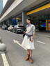 STELLA WEISZ復(fù)古三穿真皮馬丁靴女2025秋新款流蘇掛件厚底綁帶休閑英倫風短靴 棕色 38 曬單實拍圖