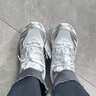 adidas「光波鞋」TEMPER RUN 2經(jīng)典復古網(wǎng)面老爹鞋阿迪達斯三葉草 漢玉白/金屬銀/乳白色   39 曬單實(shí)拍圖