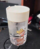 富光清然玻璃杯 高硼硅玻璃水杯子 女生便攜牛奶咖啡刻度茶杯330ml 曬單實(shí)拍圖