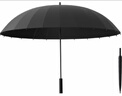 京東京造 颶風(fēng)ProMax雨傘24骨長(cháng)柄傘大號加固結實(shí)抗風(fēng)男士晴雨傘25寸113cm 曬單實(shí)拍圖