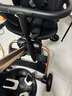 semmook遛娃神器嬰兒推車0-6歲用折疊可坐可躺帶減震雙向高景觀溜娃車 尊貴黑布蓬【雙餐盤】 曬單實(shí)拍圖