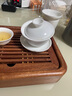 尚言坊花梨木實(shí)木小茶盤儲(chǔ)水式茶托盤輕奢高檔家用辦公室瀝水式干泡茶臺(tái) 曬單實(shí)拍圖
