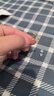 周六福（ZLF）  黃金耳飾女款足金5G金幻彩拉絲星星耳釘星語(yǔ) 計價(jià) 1.09g 曬單實(shí)拍圖