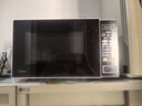 美的（Midea）微波爐家用小型20升轉(zhuǎn)盤加熱 智能菜單 一鍵解凍 殺菌電子除味 薄膜按鍵（M1-L213C） 曬單實(shí)拍圖
