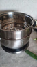 炊大皇304不銹鋼湯鍋+蒸屜 湯蒸燉鍋蒸鍋雙耳煮粥煮面 22cm 電磁爐通用 曬單實(shí)拍圖