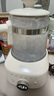 美的（Midea）全玻璃養生壺全自動(dòng)燒水壺母嬰恒溫電熱水壺花茶壺全包裹護底防碎1.5L MK-YS15B201 曬單實(shí)拍圖