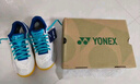 YONEX尤尼克斯羽毛球鞋yy入門級訓(xùn)練減震動力墊男女SHB101CR 白/藍45碼 曬單實拍圖