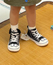 奇諾鼠GINUORAT兒童高幫帆布鞋2025春季新款男女寶韓版百搭卡通休閑鞋 黑色 25 適合腳長(cháng)14.8-15.3cm 曬單實(shí)拍圖