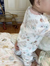 歐孕（OUYUN）嬰兒兒童睡衣男女童寶寶秋冬季家居服保暖秋衣套裝 蝶與萌兔 80 曬單實(shí)拍圖