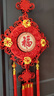 繩藝人中國結掛件客廳大號桃木福字中國結玄關(guān)喬遷平安結背景墻裝飾壁掛 【團錦結】小號百福圖 曬單實(shí)拍圖