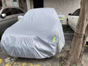 金雨保汽車車衣防曬防雨隔熱全車罩車子遮陽罩牛津布車套防塵外罩蓋車布 【無耳式-月霜銀】600D航天級高密度牛津布 本田CRV雅閣XRV思域URV皓影繽智 曬單實拍圖