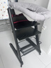 Nuskin寶寶餐椅實(shí)木橡木成長(cháng)椅多功能兒童座椅兒椅兒童六件套裝橡木黑色 曬單實(shí)拍圖