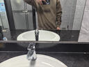 羅蒙衛(wèi)衣男美式仿麂皮絨圓領(lǐng)2025秋冬寬松大碼春加絨加大長袖上衣外套 卡其 M （體重105-120斤） 曬單實(shí)拍圖