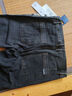 JEEP SPIRIT高端黑灰色牛仔褲男2025秋冬新款寬松直筒彈力男褲商務(wù)百搭褲子男 702H黑灰色 33 曬單實(shí)拍圖