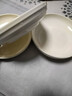 好運(yùn)連連浮雕奶黃陶瓷餐具米飯碗小碗盤(pán)子碗盤(pán)微波爐 4只好運(yùn)連連奶黃7英寸盤(pán) 曬單實(shí)拍圖