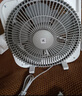 美的（Midea）電風(fēng)扇 家用臺式桌面小風(fēng)扇鴻運扇宿舍臥室節能電扇臺扇轉頁(yè)扇輕音低噪五葉風(fēng)扇 KYT25-22MW 曬單實(shí)拍圖