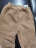 迷你巴拉巴拉男童女童仿羊羔毛休閑褲寶寶毛絨兒童長(cháng)褲【貓絨絨】 曬單實(shí)拍圖