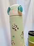 膳魔師（THERMOS）兒童保溫杯大容量水杯316l不銹鋼杯學(xué)生吸管杯運動水壺直身杯子 【熊貓】綠色直飲杯500ml 曬單實拍圖