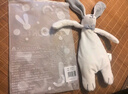 澳貝（auby）嬰幼兒玩具小兔安撫巾寶寶哄睡神器阿貝貝新生兒毛絨手偶滿月禮物 曬單實拍圖