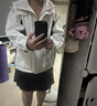 森馬（Semir）陳都靈|防護(hù)外套女中長(zhǎng)款寬松撞色秋裝戶外通勤夾克101524109001 曬單實(shí)拍圖
