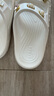 卡駱馳crocs拖鞋輕便耐磨貝雅涼鞋男女同款透氣休閑鞋|207627 白色-100 37 /38(230mm) 曬單實拍圖