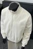 Shelley Jones美式cleanfit廓形短款外套男款春秋季高級感戶(hù)外立領(lǐng)飛行教練夾克 象牙白 XL [推薦120-140斤] 曬單實(shí)拍圖