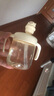 英氏（YEEHOO）兒童牛奶杯寶寶學飲杯帶刻度吸管水杯嬰幼兒專用喝水防摔杯子 曬單實拍圖