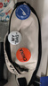 回力國潮胸包男休閑運動(dòng)單肩包男生小背包學(xué)生潮流斜挎包男士挎包腰包 米色【隨機徽章4枚】 曬單實(shí)拍圖