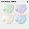 有棵樹(shù)A類(lèi)嬰兒棉女士?jì)妊澟兠?A抗菌加長(cháng)襠高彈透氣精梳棉女生三角褲 曬單實(shí)拍圖