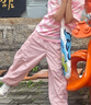 真維斯女童夏季套裝2025新款兒童純棉短袖t恤女孩夏裝運動工裝褲子童裝 蠟染款純棉短袖+防曬工裝褲 14 130 【推薦45-56斤】 曬單實拍圖