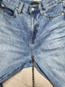 優(yōu)衣庫女裝寬松直筒牛仔褲/水洗產(chǎn)品/闊感褲高腰469816 468842 64 湖藍色 21 /150/54A 曬單實(shí)拍圖