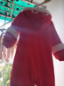 童泰嬰兒連體衣秋冬季男女拜年衣服兒童新年TS34D527-DS大紅90cm 曬單實(shí)拍圖