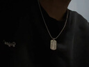 逐青鈦鋼軍牌十字架項鏈男小眾嘻哈歐美吊墜個(gè)性街頭學(xué)生衣服情侶配飾 十字架軍牌項鏈 曬單實(shí)拍圖
