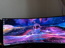 三星（SAMSUNG）34英寸 G55T 165Hz 2K 1000R 1ms DP1.4 HDR FreeSync 玄龍騎士帶魚屏 電競顯示器 LC34G55TWWCXXF 曬單實(shí)拍圖