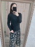 秋冬高領(lǐng)加絨毛衣女加厚一體絨打底衫內搭保暖上衣外穿修身針織衫 黑色 加絨 【高領(lǐng)一體絨】 L 【建議105~115斤】 曬單實(shí)拍圖