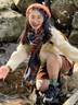 麗紗蓓兒圍巾長(cháng)款女生冬季披肩保暖韓版百搭高檔款學(xué)生高級感圍脖旅游穿搭 彩色格 曬單實(shí)拍圖