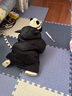 G.DUCKKIDS童裝兒童羽絨服男童中長款加厚男孩外套冬季寶寶衣服過膝長款冬裝 黑色 90 建議80-90cm1歲半-2歲 曬單實(shí)拍圖