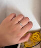 AVHE白18K金四爪培育鉆石戒指鉑金克拉鉆戒結婚求婚禮物七夕鉆戒 18K金鉆戒-30分D色VVS主鉆 曬單實(shí)拍圖