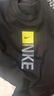 NBASHOES-NIKE短袖男純棉上衣新款休閑運動(dòng)女T恤潮流體恤衫夏 耐克100T/黑青藍豎勾 XL 140-160斤 曬單實(shí)拍圖