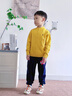 POLOWALK童裝男童長(cháng)袖針織衫2025秋季新品毛衣簡(jiǎn)系中高領(lǐng)套頭外套 黃色 150 150cm 曬單實(shí)拍圖