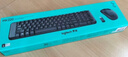羅技（Logitech）MK220 鍵鼠套裝 無(wú)線鍵鼠套裝 辦公鍵鼠套裝  多媒體鍵鼠套裝 帶無(wú)線2.4G接收器 黑色 曬單實(shí)拍圖