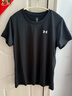 安德瑪（Under Armour）女裝上衣 2026春季新款運動(dòng)服健身訓練快干透氣圓領(lǐng)休閑半袖T恤衫 Tech面料/干爽透氣/拍大一碼 /黑色 M (165/84A) 曬單實(shí)拍圖