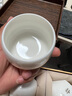 不拙羊脂玉主人杯單杯高端茶碗個(gè)人專(zhuān)用茶杯中秋節禮品4個(gè)裝禪定杯 曬單實(shí)拍圖