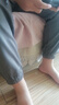 頂峰保羅（Dingfengbaoluo）麂皮絨褲子男士秋季休閑褲束腳寬松運動潮牌重磅K575深灰2XL 曬單實拍圖