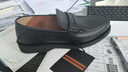 Zegna【雙11甄選】杰尼亞男鞋黑色手工拋光皮革X-Lite樂(lè )福鞋 黑色 42.5 (8.5) 曬單實(shí)拍圖